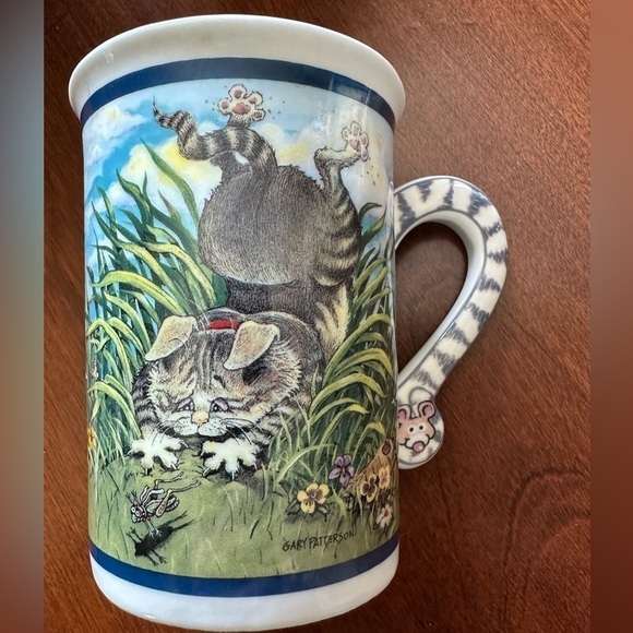 Danbury Mint Comical Cats Porcelain Collector Mugs Gary Patterson 6 mugs - Picture 4 of 15